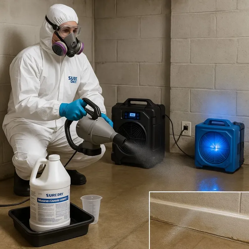Sanitization and Odor Removal process in Edinburg, NY