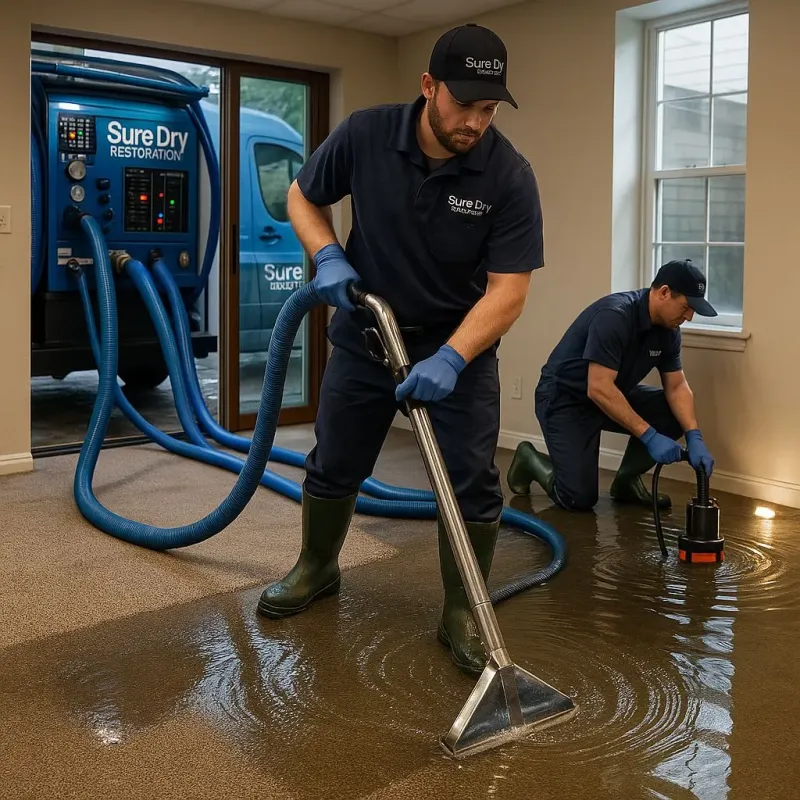 Water Extraction and Removal process in Edinburg, NY